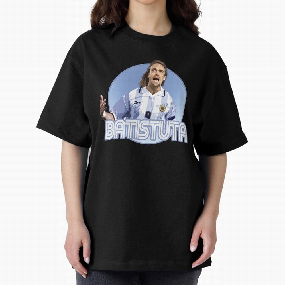 Batistuta - Classic T Shirt Classic T-Shirt Support the Legends of the FIFA World Cup 2026 USA Canada Mexico Journey through Neymar Highlights, Spain Pride, Vintage Soccer Flavor, Modern Football Stars, National Flags and Final Night Emotion; Great