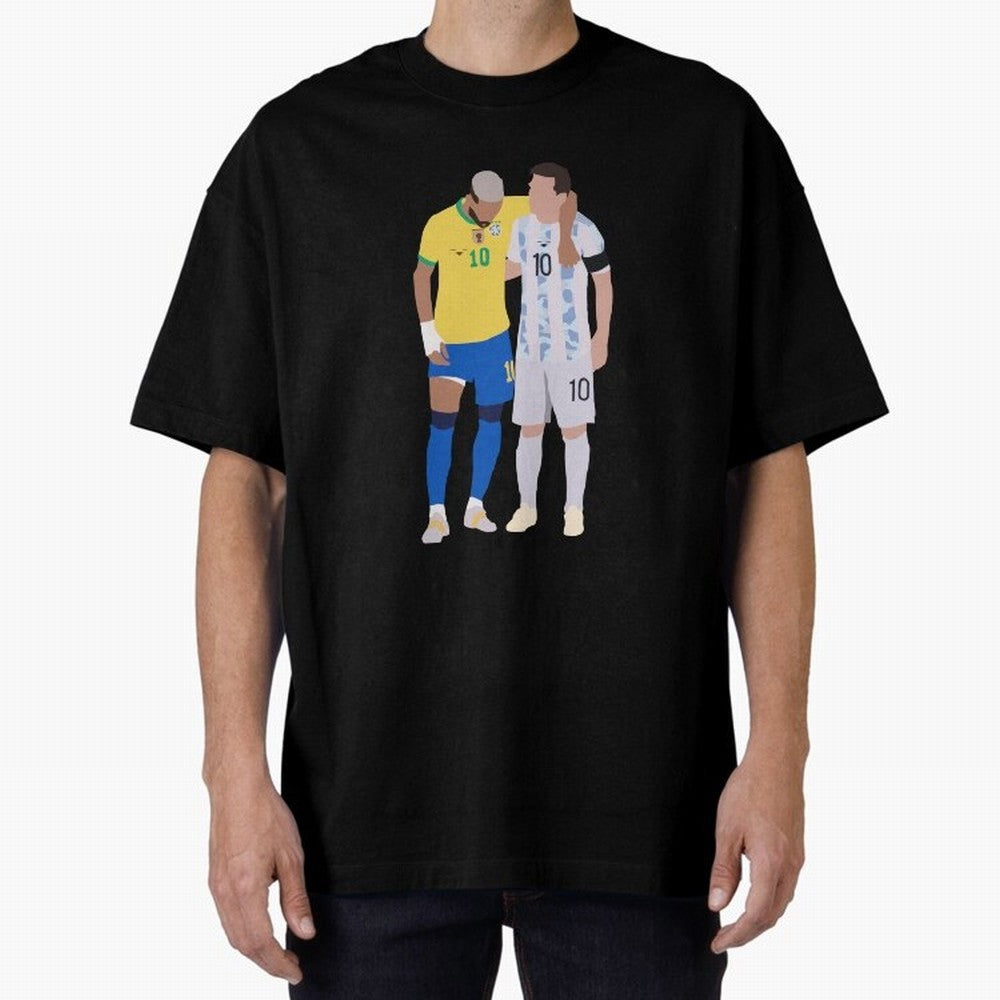 Messi and Neymar Copa America Friends Classic T-Shirt Relive the Noise and Pride of Global Football Passion for FIFA World Cup 2026 USA Canada Mexico, Filled with CR7, Brazil, Portugal and Argentina, Stadium Chants, National Pride, Trophy Dreams
