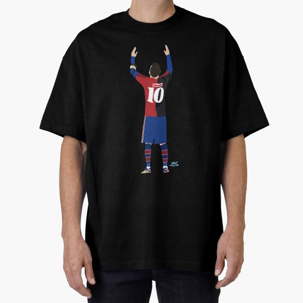 Lio tribute to Diego 10 Oversized T-Shirt Celebrate the Magic of FIFA World Cup 2026 Group Stage Spirit, Connected to Argentina, Neymar, Haaland and Cristiano Ronaldo, Football Festival Excitement, Trophy Ambitions, Country Rivalries and Star