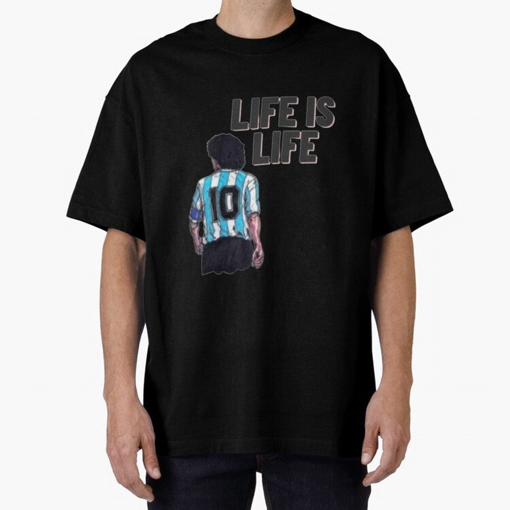Life Is Life Classic T-Shirt Celebrate Every Goal in Global Football Passion for FIFA World Cup 2026 USA Canada Mexico, Inspired by Neymar, Haaland and Cristiano Ronaldo, France, Football History, Final Match Energy, Crowd Noise and Once in a