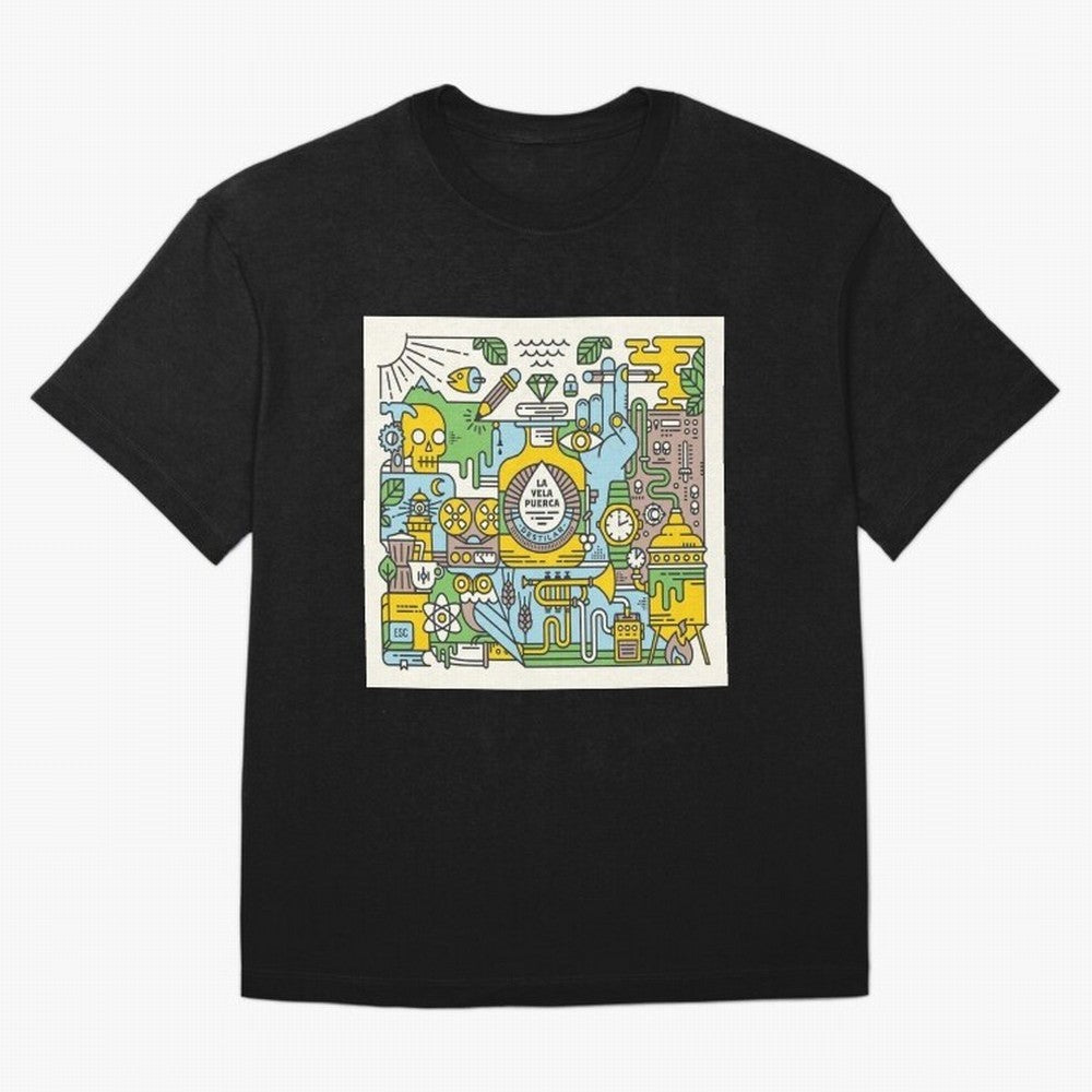 LA VELA PUERCA ROCK Oversized T-Shirt Celebrate National Team Dreams in the FIFA World Cup 2026 Journey through Messi and Cristiano Ronaldo Highlights, Netherlands Pride, Classic Soccer Heritage, Championship Pressure, Fan Loyalty and International