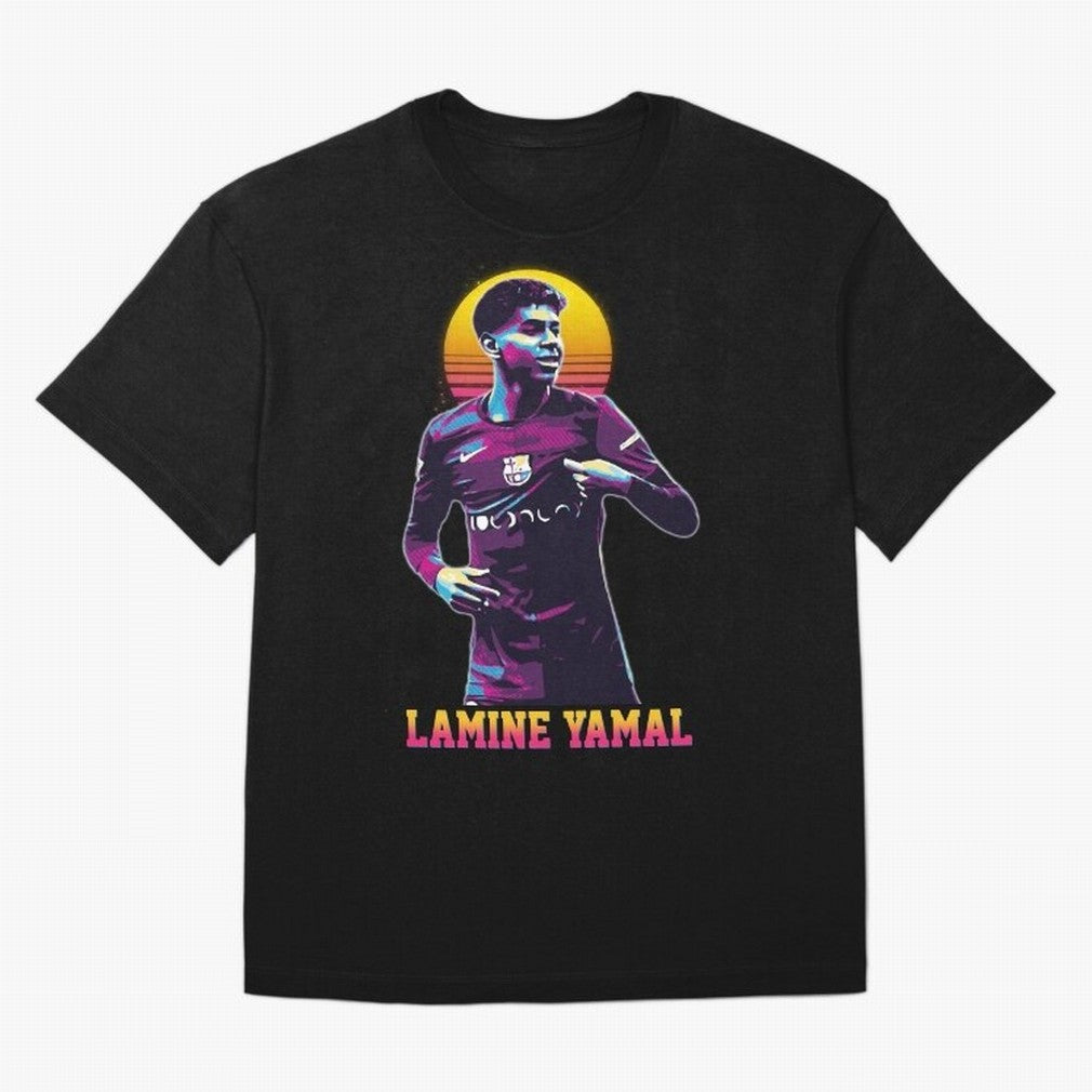 LAMINE YAMAL Oversized T-Shirt Stand Out with Spirit from FIFA World Cup 2026 Group Stage with Neymar, England and Germany Energy, Retro Football Energy, Iconic Rivalries, Trophy Chase Drama and Stadium Atmosphere; Built for Supporters Chasing