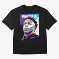 Vinicius Jr. in WPAP Style Essential T-Shirt Honor Football Greatness during FIFA World Cup 2026 for Fans of Messi and Cristiano Ronaldo and Spain and Netherlands, Bringing Global Supporter Spirit, Legendary Goals, National Colors and Tournament