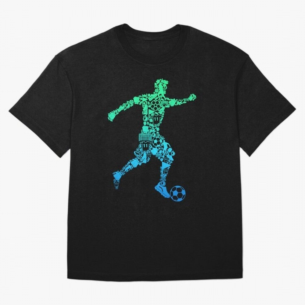 soccer soccer player boys kids Oversized T-Shirt Celebrate the Magic of the FIFA World Cup 2026 Journey through CR7 and Messi Highlights, Brazil Pride, Vintage Soccer Flavor, Modern Football Stars, National Flags and Final Night Emotion; Made for