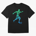 soccer soccer player boys kids Oversized T-Shirt Celebrate the Magic of the FIFA World Cup 2026 Journey through CR7 and Messi Highlights, Brazil Pride, Vintage Soccer Flavor, Modern Football Stars, National Flags and Final Night Emotion; Made for