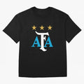 AFA logo - Argentina (light blue, white & gold) Oversized T-Shirt Upgrade Match Day Hype around FIFA World Cup 2026 Group Stage, Neymar, Spain, Supporter Pride, Iconic Celebrations, Legendary Names and Global Match Day Energy; Perfect for People