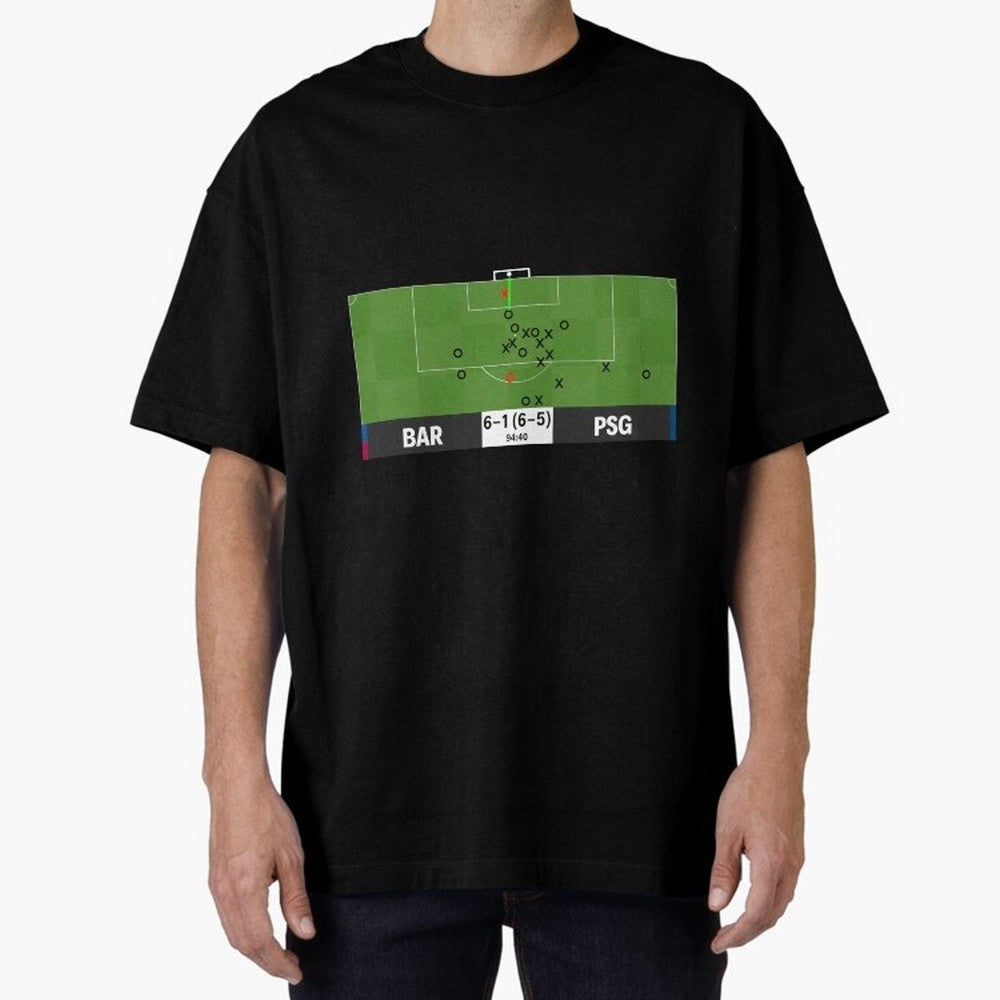 Barcelona vs Paris Saint-Germain 6-1 (6-5) @ 94:40 Goal by Sergi Roberto (La Remontada) Classic T-Shirt Celebrate Golden Goal Energy in FIFA World Cup 2026 Group Stage for Fans of Mbappe and Argentina, Bringing Retro Football Energy, Iconic