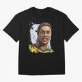 Illustration Ronaldinho Art Classic T-Shirt Show Support during Match Day Hype around FIFA World Cup 2026 USA Canada Mexico, Cristiano Ronaldo, Haaland and CR7, Brazil, Game Day Rituals, Football Legends, Country Pride and the Road to the Final;