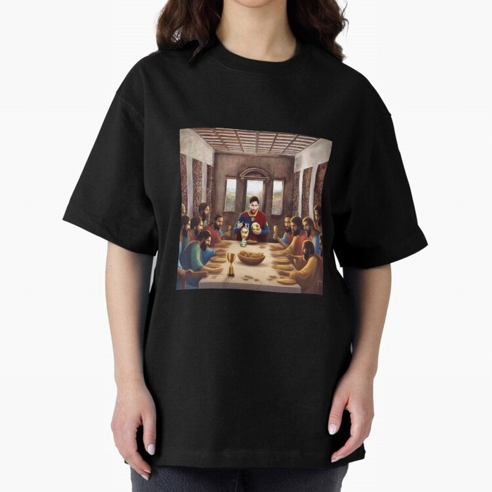 Messi The Last Supper Art Gift Limited Edition Oversized T-Shirt Mark FIFA World Cup 2026 Group Stage Spirit, Built around England and Germany, Messi, Champion Mindset, Group Stage Buzz, Knockout Tension and Passionate Fan Culture; Perfect for