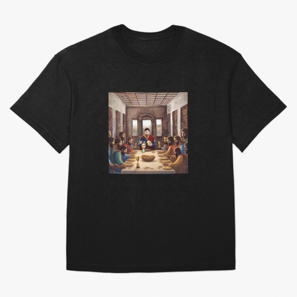 Messi The Last Supper Art Gift Limited Edition Oversized T-Shirt Mark FIFA World Cup 2026 Group Stage Spirit, Built around England and Germany, Messi, Champion Mindset, Group Stage Buzz, Knockout Tension and Passionate Fan Culture; Perfect for