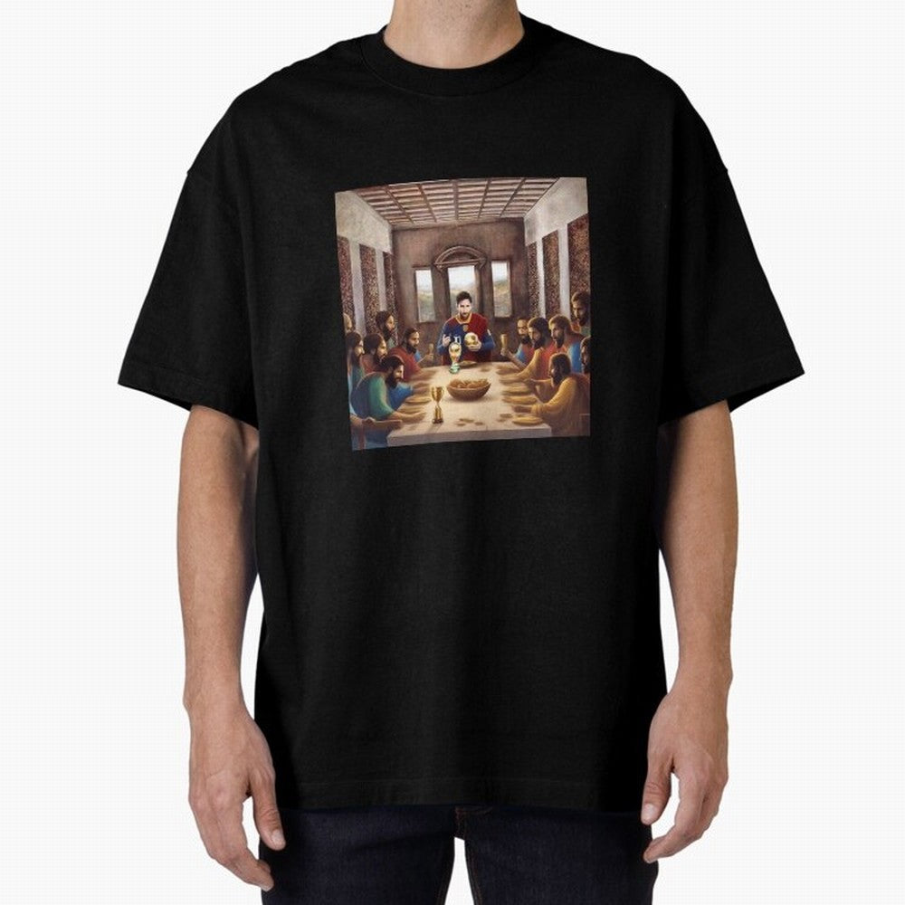 Messi The Last Supper Art Gift Limited Edition Oversized T-Shirt Mark FIFA World Cup 2026 Group Stage Spirit, Built around England and Germany, Messi, Champion Mindset, Group Stage Buzz, Knockout Tension and Passionate Fan Culture; Perfect for