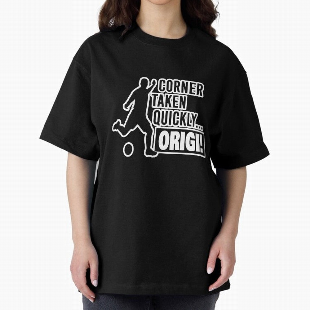 Corner Taken Quickly Origi (Black) Essential T-Shirt Celebrate Rivalries and Pride in FIFA World Cup 2026 Group Stage for Fans of CR7 and Messi and Portugal, Spain and Germany, Bringing Football History, Final Match Energy, Crowd Noise and Once in