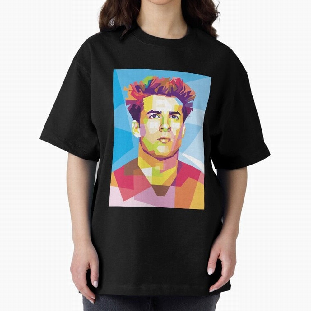 Riqui Puig in Pop Art Portrait Style Classic T-Shirt Represent Fans Who Live for the FIFA World Cup 2026 Group Stage Journey through Messi and Cristiano Ronaldo Highlights, Germany Pride, Global Supporter Spirit, Legendary Goals, National Colors