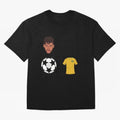 Neymar JR 10 - PSG X Brazil Oversized T-Shirt Fuel the Hype around the FIFA World Cup 2026 USA Canada Mexico Journey through Cristiano Ronaldo, Haaland and CR7 Highlights, Portugal, Spain and Germany Pride, Goal Celebration Energy, Supporter