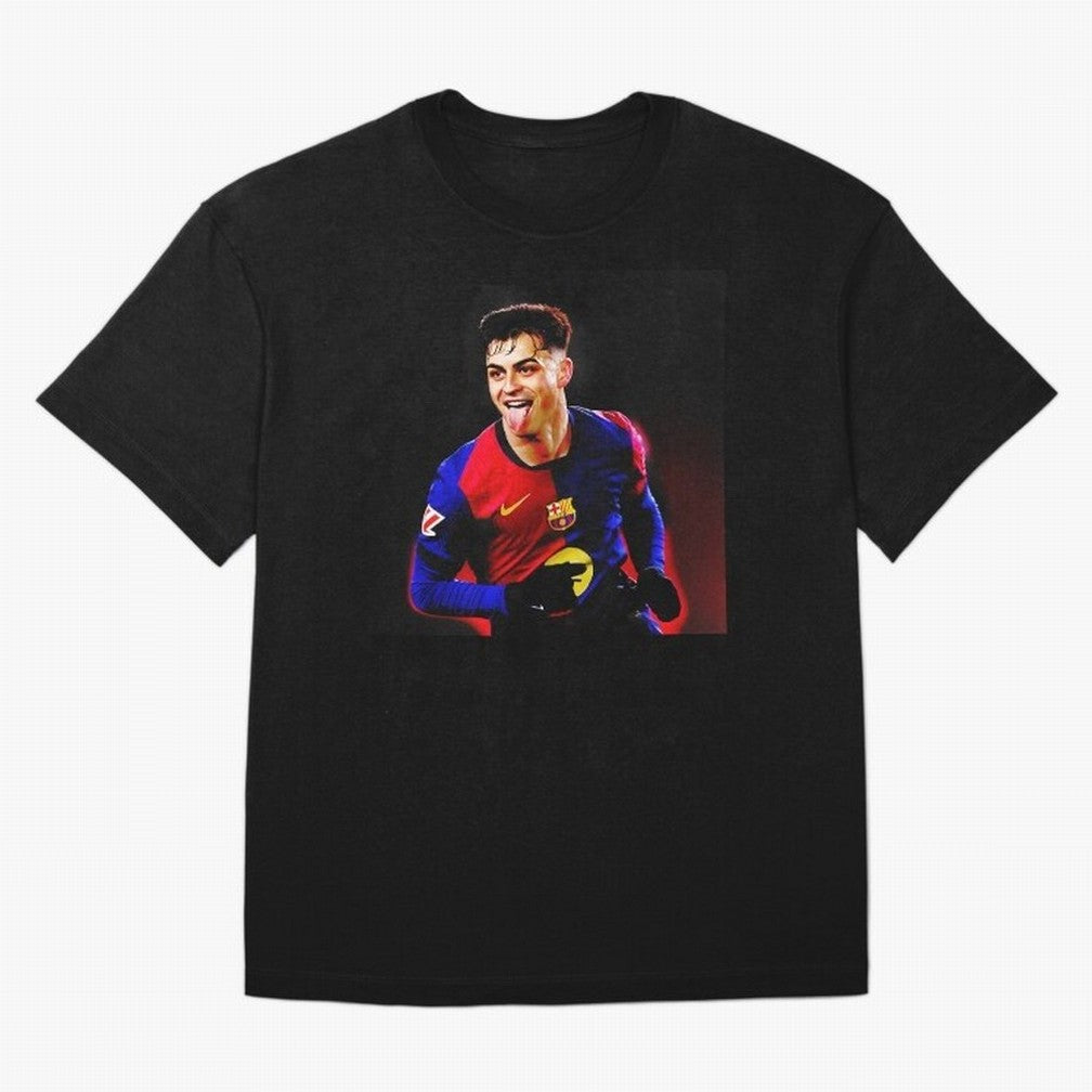 Pedri Premium T-Shirt Honor the Beautiful Game during Global Football Passion for FIFA World Cup 2026 Group Stage, Filled with CR7 and Messi, Germany, Football Festival Excitement, Trophy Ambitions, Country Rivalries and Star Player Buzz; Made for