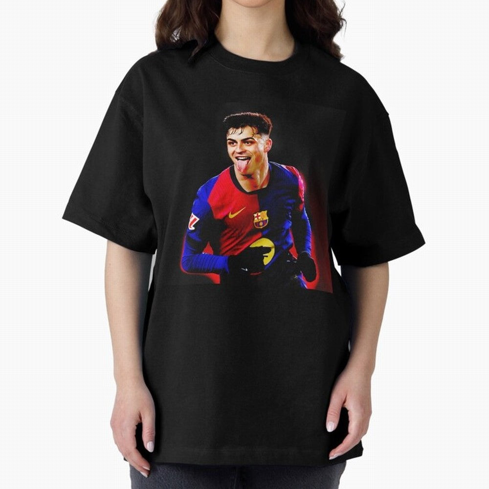 Pedri Premium T-Shirt Honor the Beautiful Game during Global Football Passion for FIFA World Cup 2026 Group Stage, Filled with CR7 and Messi, Germany, Football Festival Excitement, Trophy Ambitions, Country Rivalries and Star Player Buzz; Made for