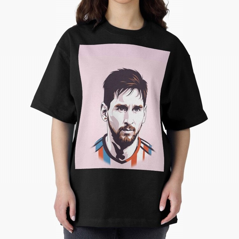 Messi Pop Art Graphic T-Shirt Step into FIFA World Cup 2026 Spirit, Built around Brazil, CR7, Classic Soccer Heritage, Championship Pressure, Fan Loyalty and International Pride; Great for Supporters Who Love Legendary Players, National Teams, Big