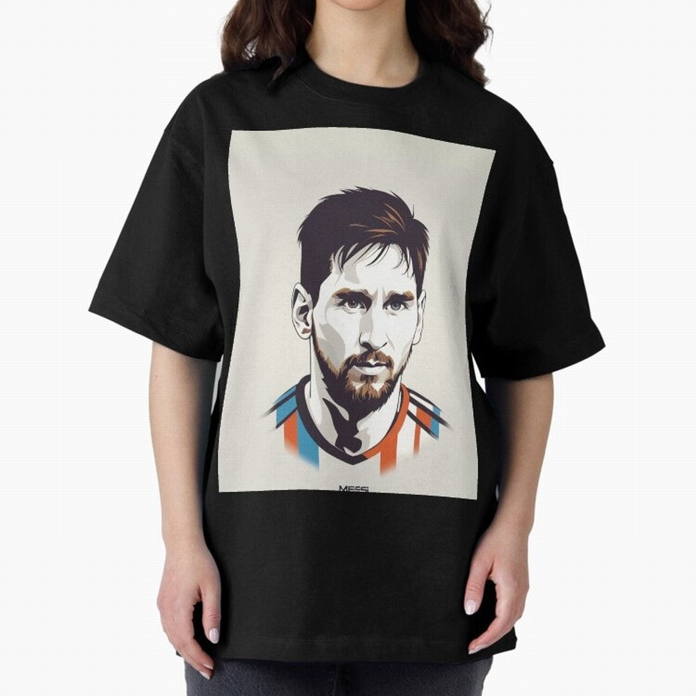 MESSI POP ART Graphic T-Shirt Celebrate Classic Football Spirit in the FIFA World Cup 2026 USA Canada Mexico Journey through Neymar Highlights, Spain Pride, Champion Mindset, Group Stage Buzz, Knockout Tension and Passionate Fan Culture; Ideal for