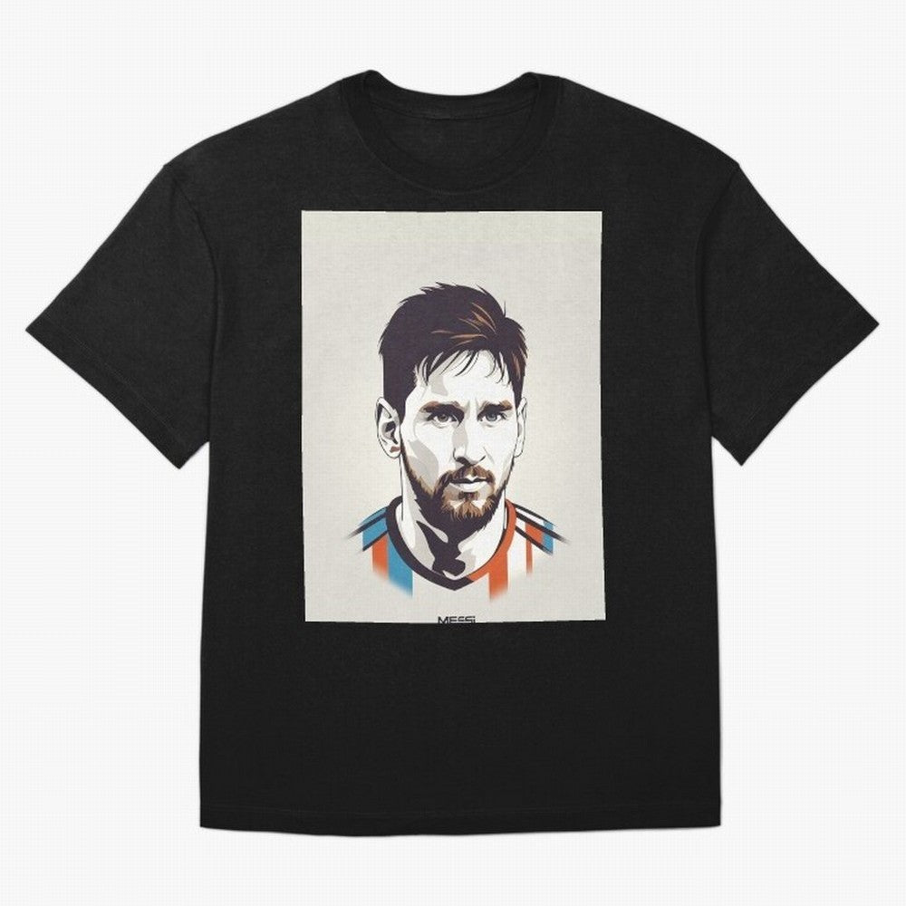 MESSI POP ART Graphic T-Shirt Celebrate Classic Football Spirit in the FIFA World Cup 2026 USA Canada Mexico Journey through Neymar Highlights, Spain Pride, Champion Mindset, Group Stage Buzz, Knockout Tension and Passionate Fan Culture; Ideal for