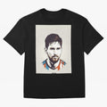 MESSI POP ART Graphic T-Shirt Celebrate Classic Football Spirit in the FIFA World Cup 2026 USA Canada Mexico Journey through Neymar Highlights, Spain Pride, Champion Mindset, Group Stage Buzz, Knockout Tension and Passionate Fan Culture; Ideal for