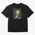 Ronaldinho Gaucho in action Minimalist Graphic Premium T-Shirt Show Championship Spirit for FIFA World Cup 2026 USA Canada Mexico Centered on Messi and Cristiano Ronaldo, Netherlands Energy, Global Supporter Spirit, Legendary Goals, National Colors