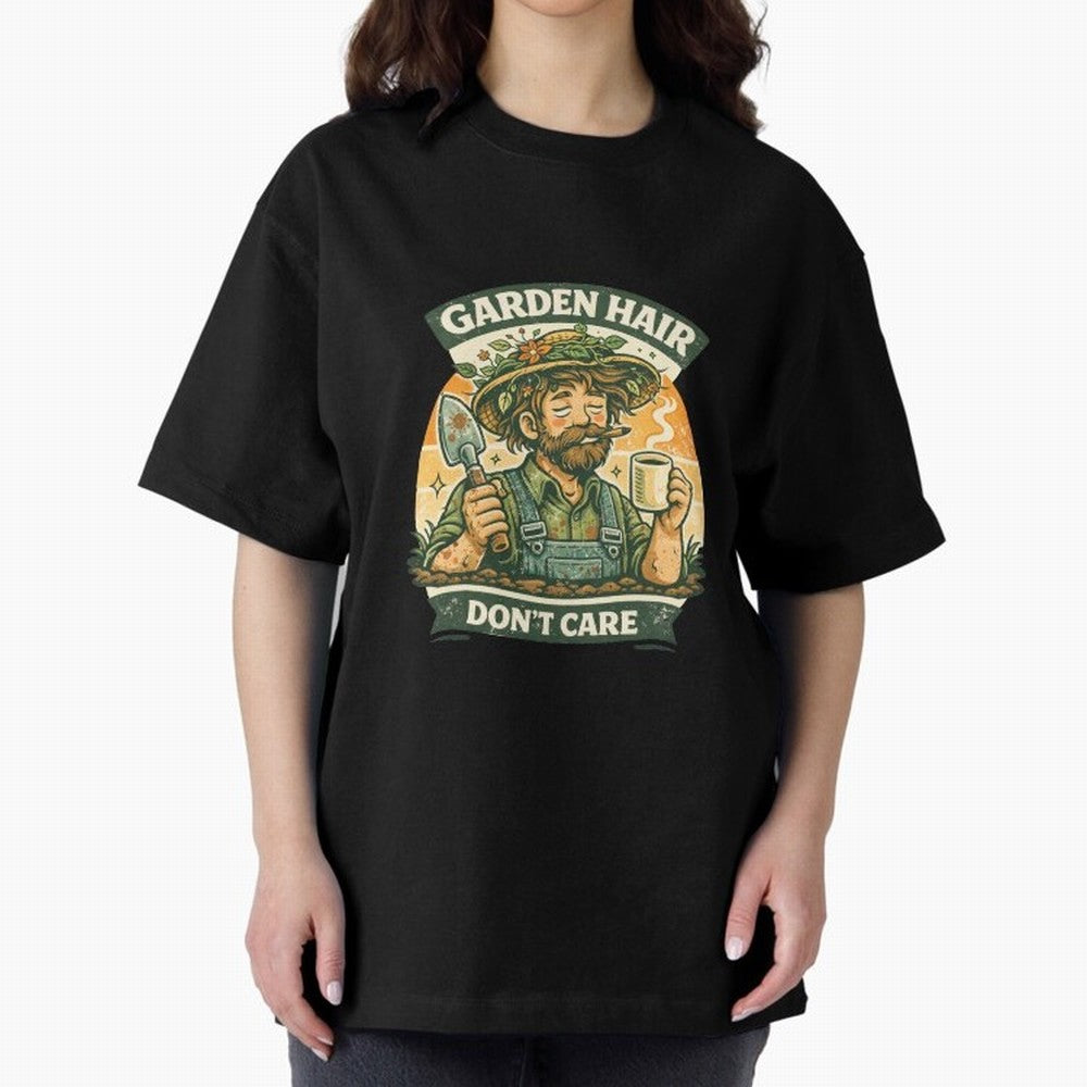 Garden Hair Don't Care - Funny Retro Gardener for Men Classic T-Shirt Step into Global Football Passion for FIFA World Cup 2026, Driven by Messi, Neymar and Mbappe, Brazil, Portugal and Argentina, Stadium Chants, National Pride, Trophy Dreams and