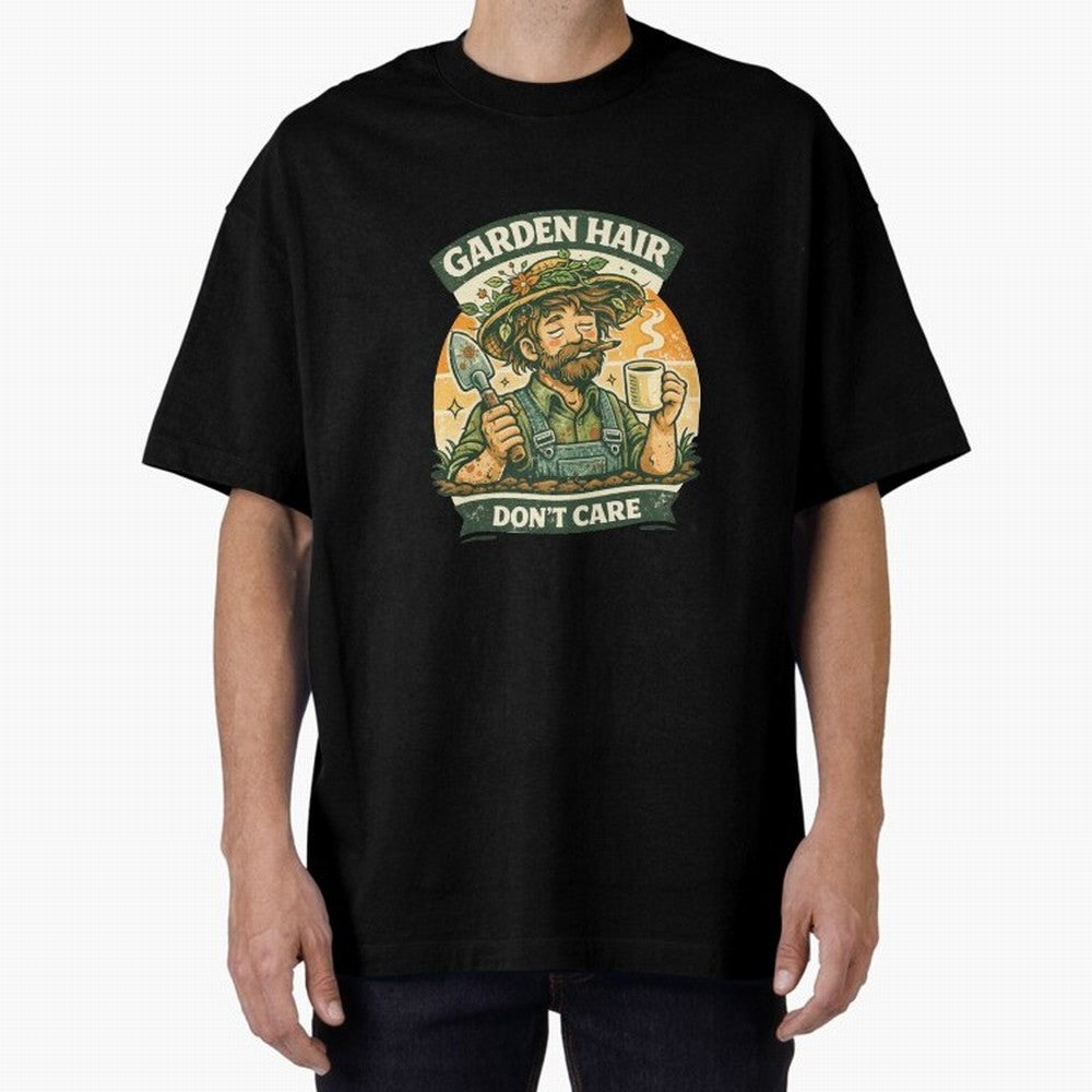 Garden Hair Don't Care - Funny Retro Gardener for Men Classic T-Shirt Step into Global Football Passion for FIFA World Cup 2026, Driven by Messi, Neymar and Mbappe, Brazil, Portugal and Argentina, Stadium Chants, National Pride, Trophy Dreams and