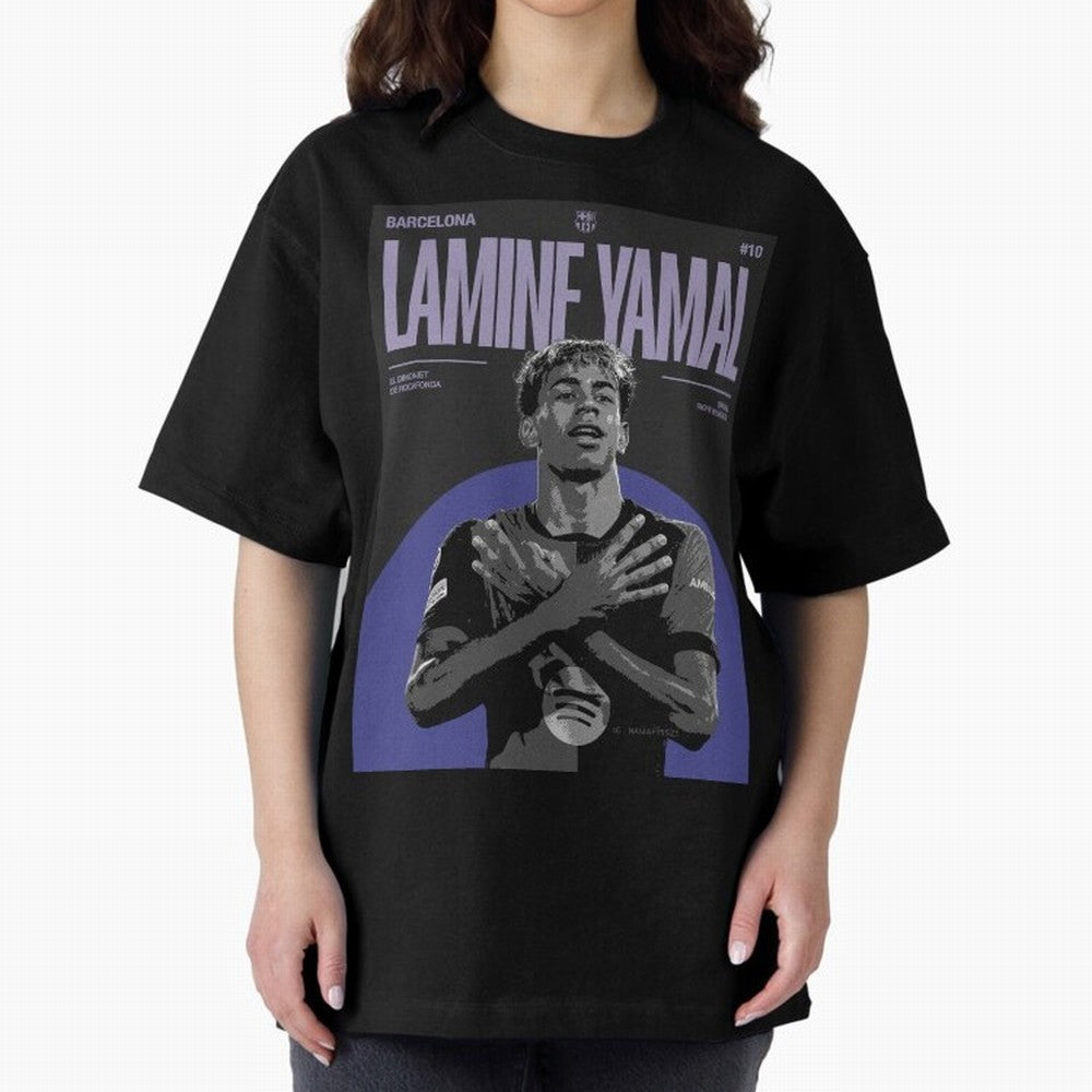 Lamine Yamal Barcelona Poster HD Premium T-Shirt Join the Global Buzz around FIFA World Cup 2026 USA Canada Mexico Driven by Haaland and Mbappe, England, France and Netherlands Energy, Worldwide Fan Energy, Dramatic Goals, Stadium Lights and