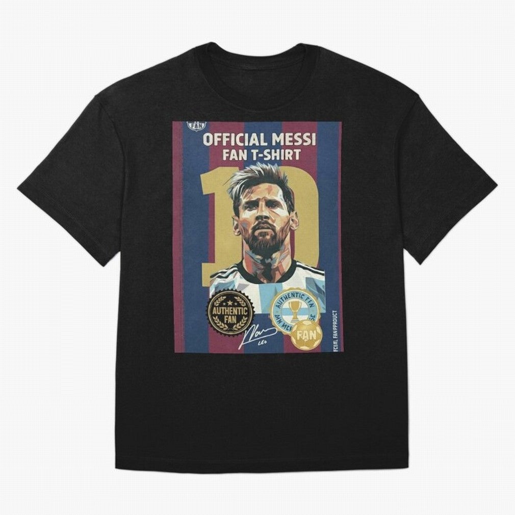 MESSI FAN TSHRT Premium T-Shirt Make Every Kick Count in FIFA World Cup 2026 Filled with Cristiano Ronaldo, Haaland and CR7, Brazil Energy, Fan Favorite Moments, National Team Passion, Big Match Drama and Soccer History; Ideal for Fans Who Follow