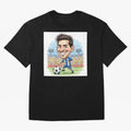 La Pulga Premium T-Shirt Stand with FIFA World Cup 2026 Group Stage for Fans of Mbappe and Neymar and Netherlands, Bringing Tournament Hype, Historic Matchups, Family Viewing Parties and Global Sports Pride; Ideal for Football Dads, Football Moms,