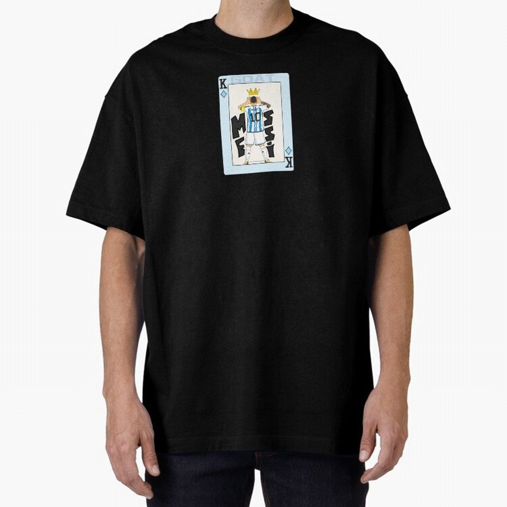 Deck of cards Messi Premium T-Shirt Cheer through Every Moment of FIFA World Cup 2026 Spirit, with England, Messi and Cristiano Ronaldo, Champion Mindset, Group Stage Buzz, Knockout Tension and Passionate Fan Culture; Great for Supporters Who Love