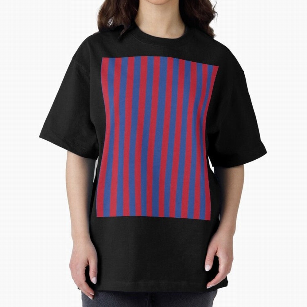 Red and blue stripes sports pattern Graphic T-Shirt Support Your Favorite Stars during FIFA World Cup 2026 Group Stage Spirit, Connected to England, France and Netherlands, Haaland and Mbappe, Soccer Culture, Superstar Moments, National Team Dreams