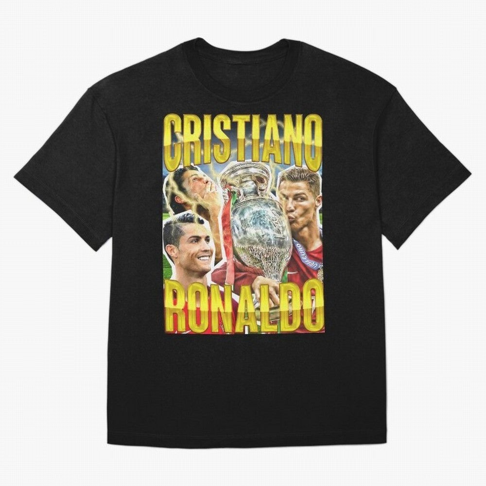 Cristiano Ronaldo CR7 SIUUU El Bicho Vintage Retro Design Premium T-Shirt Enjoy the Biggest Football Party of FIFA World Cup 2026 Group Stage for Fans of Messi, Neymar and Mbappe and Spain and Netherlands, Bringing Classic Soccer Heritage,