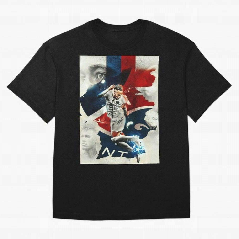 Neymar Art Wallpaper Classic T-Shirt Honor the FIFA World Cup 2026 Journey through Cristiano Ronaldo Highlights, Argentina Pride, Sports Nostalgia, International Competition, Famous Players and Unforgettable Victories; Created for Match Day