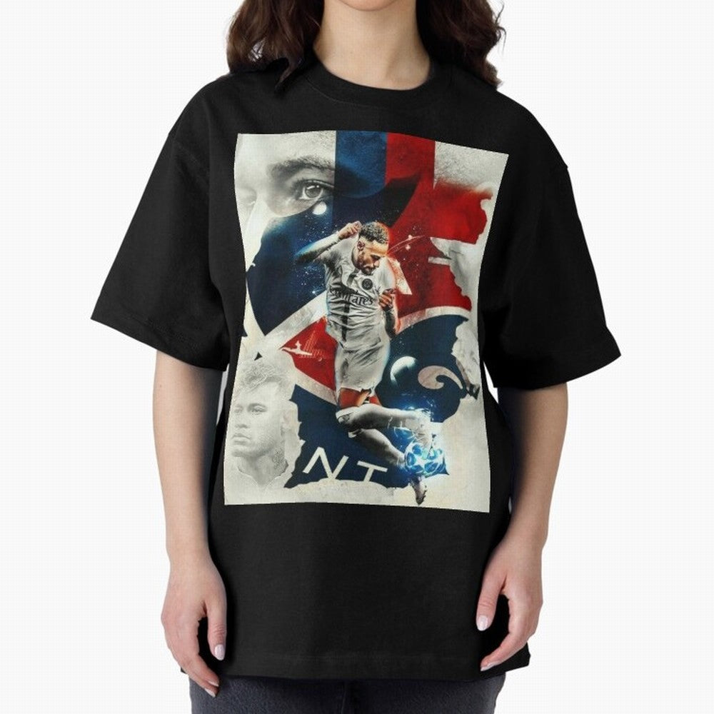 Neymar Art Wallpaper Classic T-Shirt Honor the FIFA World Cup 2026 Journey through Cristiano Ronaldo Highlights, Argentina Pride, Sports Nostalgia, International Competition, Famous Players and Unforgettable Victories; Created for Match Day