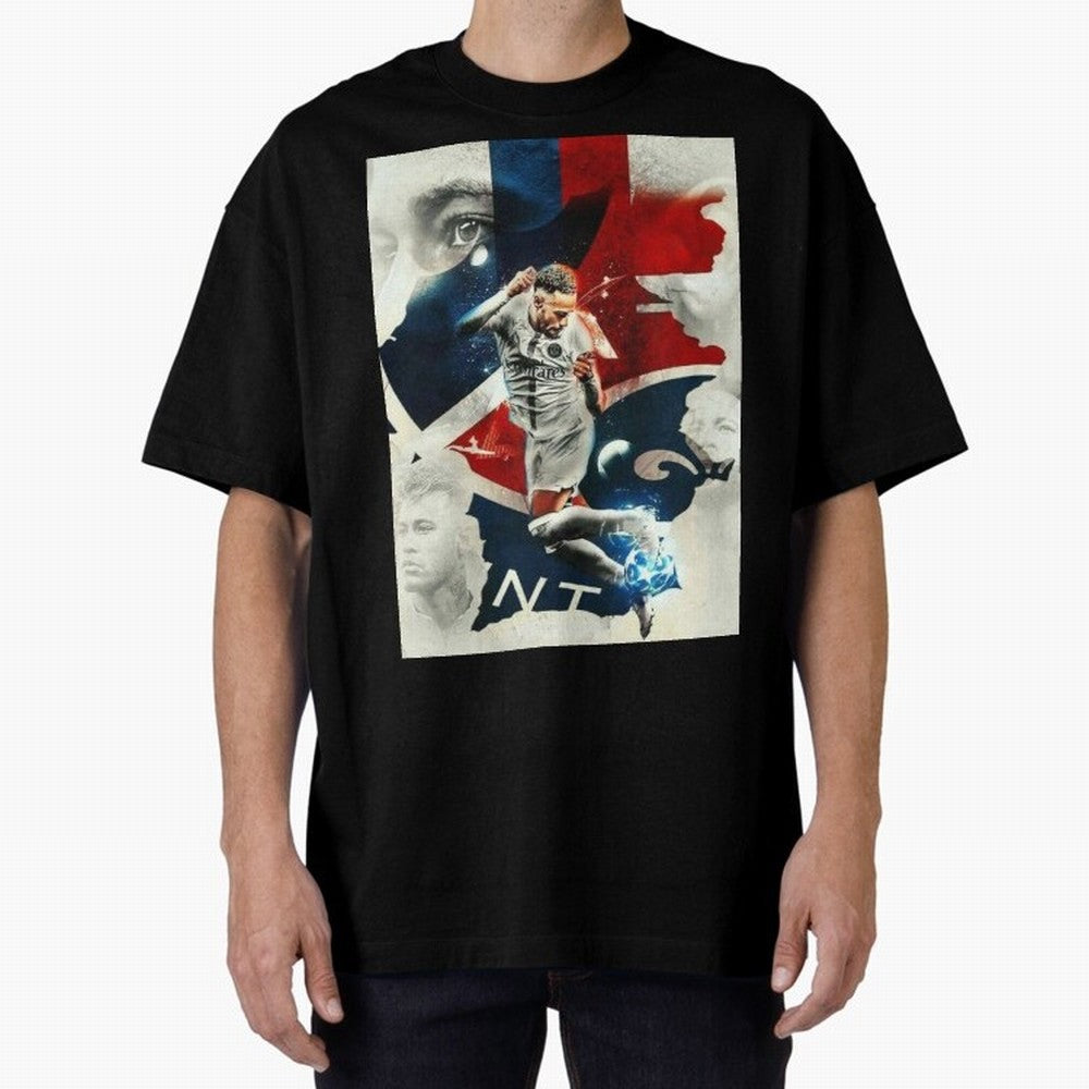 Neymar Art Wallpaper Classic T-Shirt Honor the FIFA World Cup 2026 Journey through Cristiano Ronaldo Highlights, Argentina Pride, Sports Nostalgia, International Competition, Famous Players and Unforgettable Victories; Created for Match Day