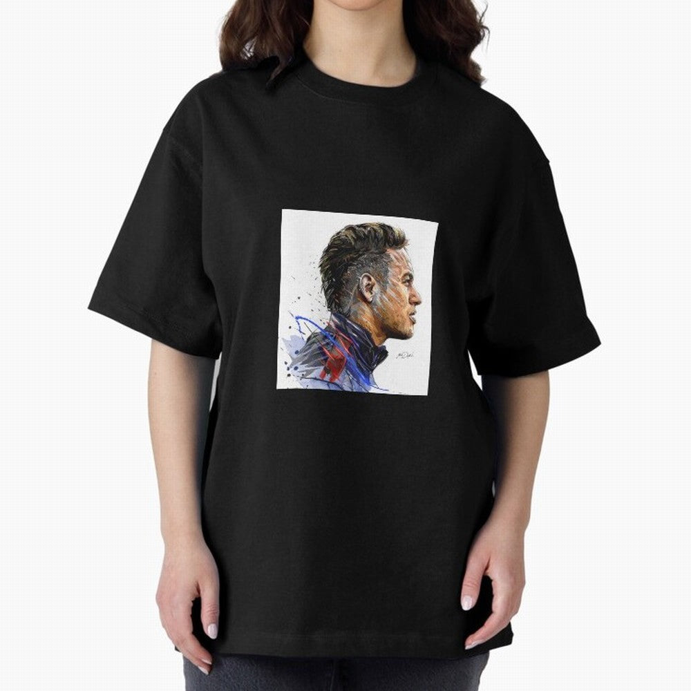 Neymar JR Art Classic T-Shirt Support Iconic Players in FIFA World Cup 2026 Spirit, Centered on France and Portugal, Messi and Cristiano Ronaldo, Global Supporter Spirit, Legendary Goals, National Colors and Tournament Celebration; Ideal for