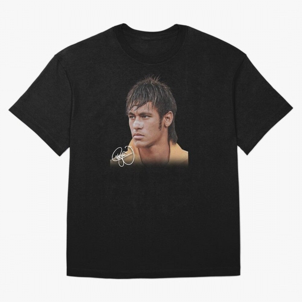 Neymar Jr T-Shirt Big Face Young Neymar Classic T-Shirt Honor the Beautiful Game during FIFA World Cup 2026 Filled with Messi, Portugal Energy, Classic Soccer Heritage, Championship Pressure, Fan Loyalty and International Pride; Great for