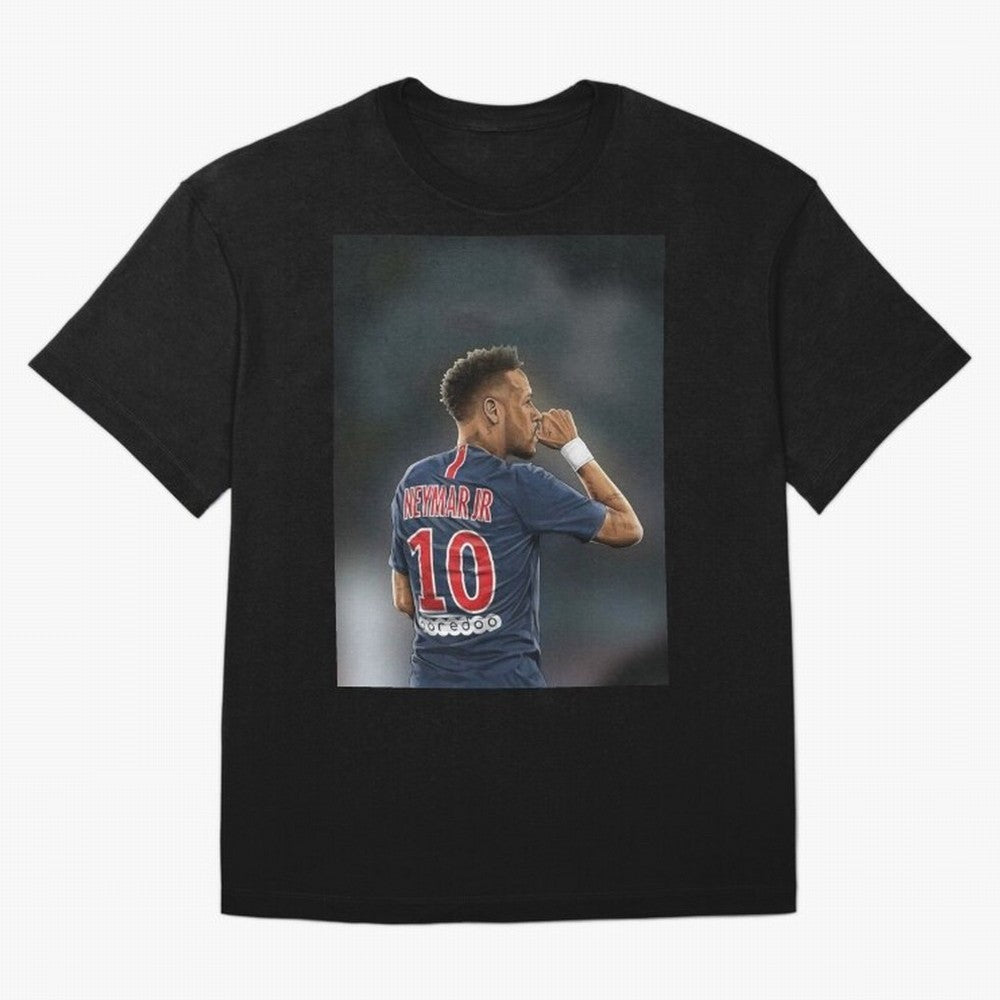 Neymar Watercolor Art Oversized T-Shirt Join the Countdown to Match Day Hype around FIFA World Cup 2026 USA Canada Mexico, CR7 and Messi, Spain, Vintage Soccer Flavor, Modern Football Stars, National Flags and Final Night Emotion; Created for Match