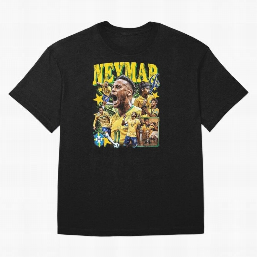 Neymar JR Classic T-Shirt Bring International Match Energy to Global Football Passion for FIFA World Cup 2026, Driven by Haaland and Mbappe, Brazil, Portugal and Argentina, Fan Favorite Moments, National Team Passion, Big Match Drama and Soccer