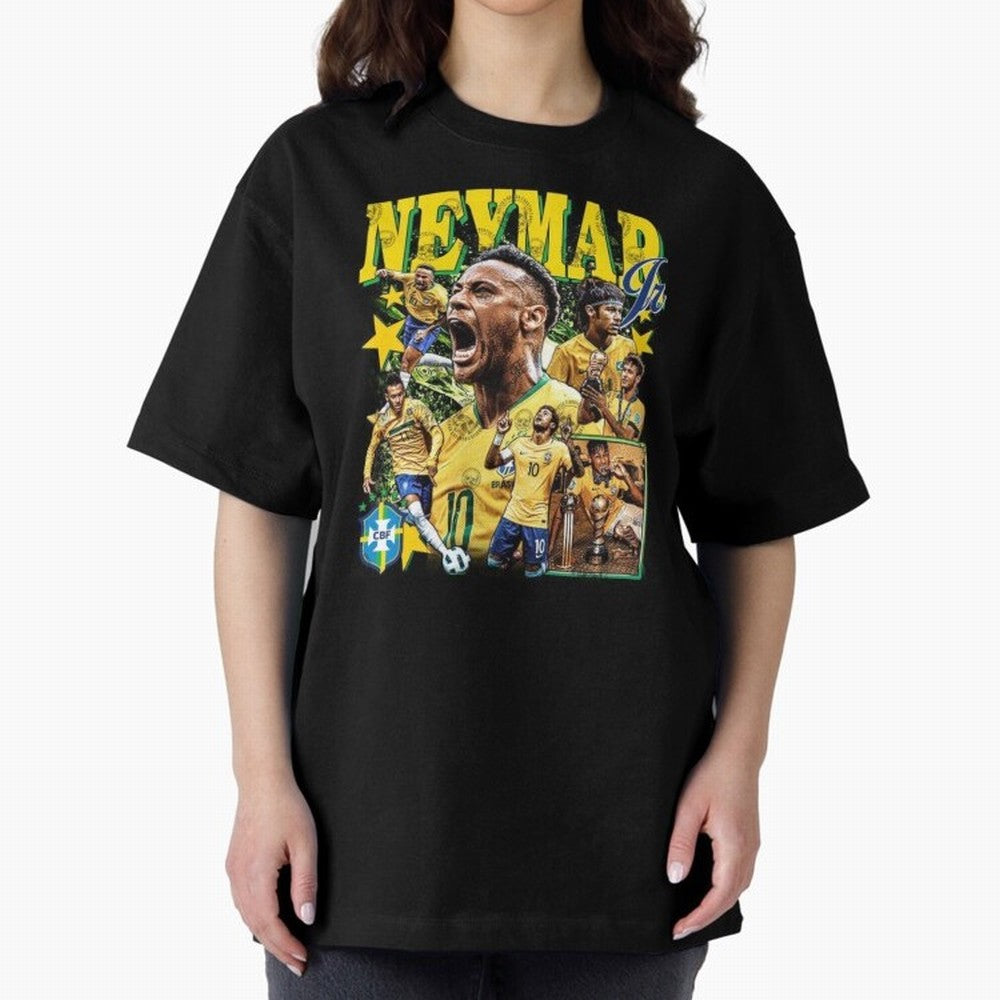 Neymar JR Classic T-Shirt Bring International Match Energy to Global Football Passion for FIFA World Cup 2026, Driven by Haaland and Mbappe, Brazil, Portugal and Argentina, Fan Favorite Moments, National Team Passion, Big Match Drama and Soccer