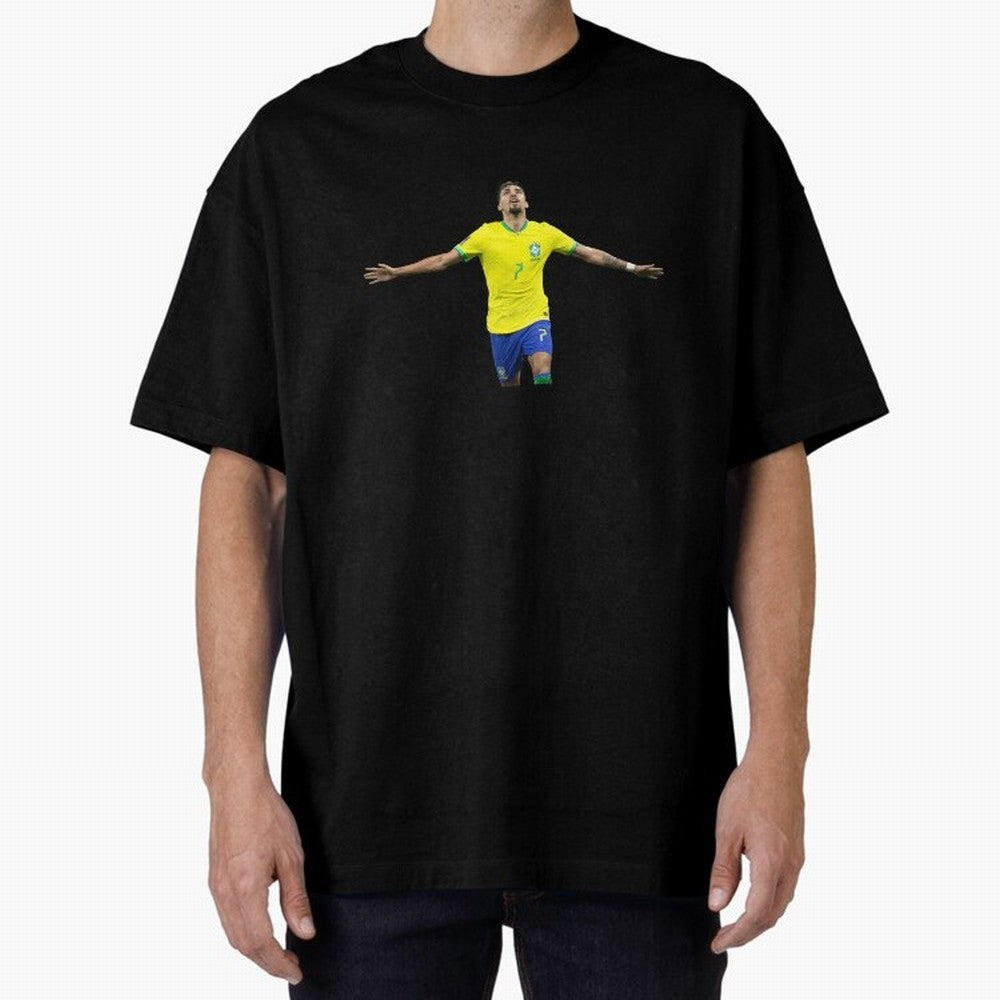 Lucas Paqueta Classic T-Shirt Represent the FIFA World Cup 2026 Group Stage Journey through Messi, Neymar and Mbappe Highlights, Spain and Netherlands Pride, Worldwide Fan Energy, Dramatic Goals, Stadium Lights and Championship Celebrations; Ideal