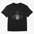 Neymar Jr Paris - 10 Oversized T-Shirt Celebrate Golden Goal Energy in FIFA World Cup 2026 USA Canada Mexico for Fans of Haaland and Mbappe and Brazil, Portugal and Argentina, Bringing Sports Nostalgia, International Competition, Famous Players and