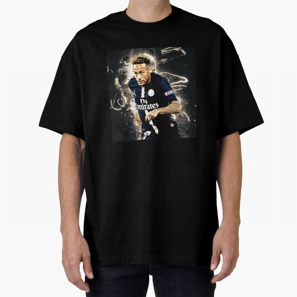 Neymar Run Oversized T-Shirt Bring Supporter Culture to Match Day Hype around FIFA World Cup 2026, CR7 and Messi, Germany, Worldwide Fan Energy, Dramatic Goals, Stadium Lights and Championship Celebrations; Ideal for Passionate Fans Who Love