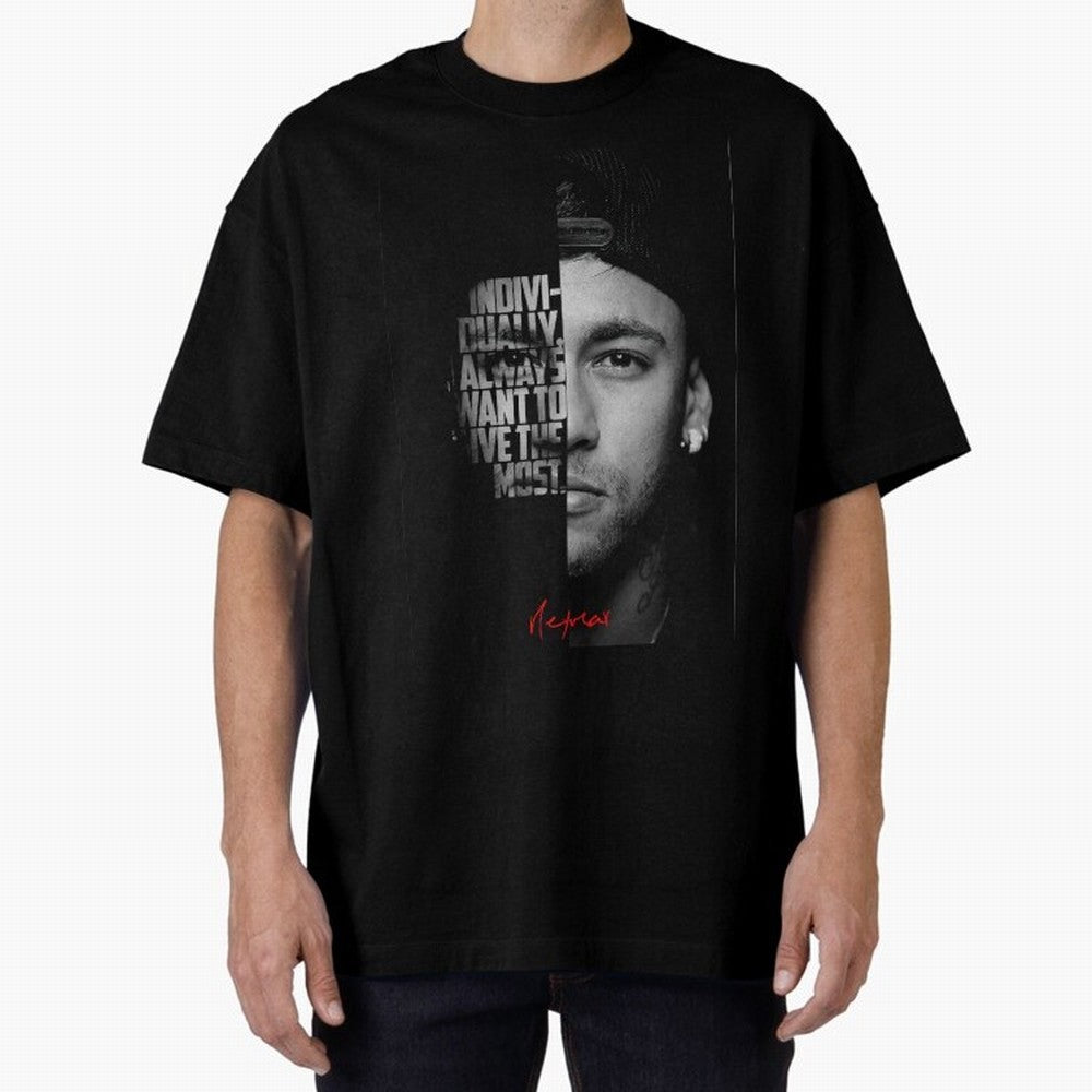 Black and white Neymar Jr quote. Classic T-Shirt Celebrate National Team Dreams in FIFA World Cup 2026 Group Stage for Fans of Cristiano Ronaldo and Spain and Netherlands, Bringing Classic Soccer Heritage, Championship Pressure, Fan Loyalty and