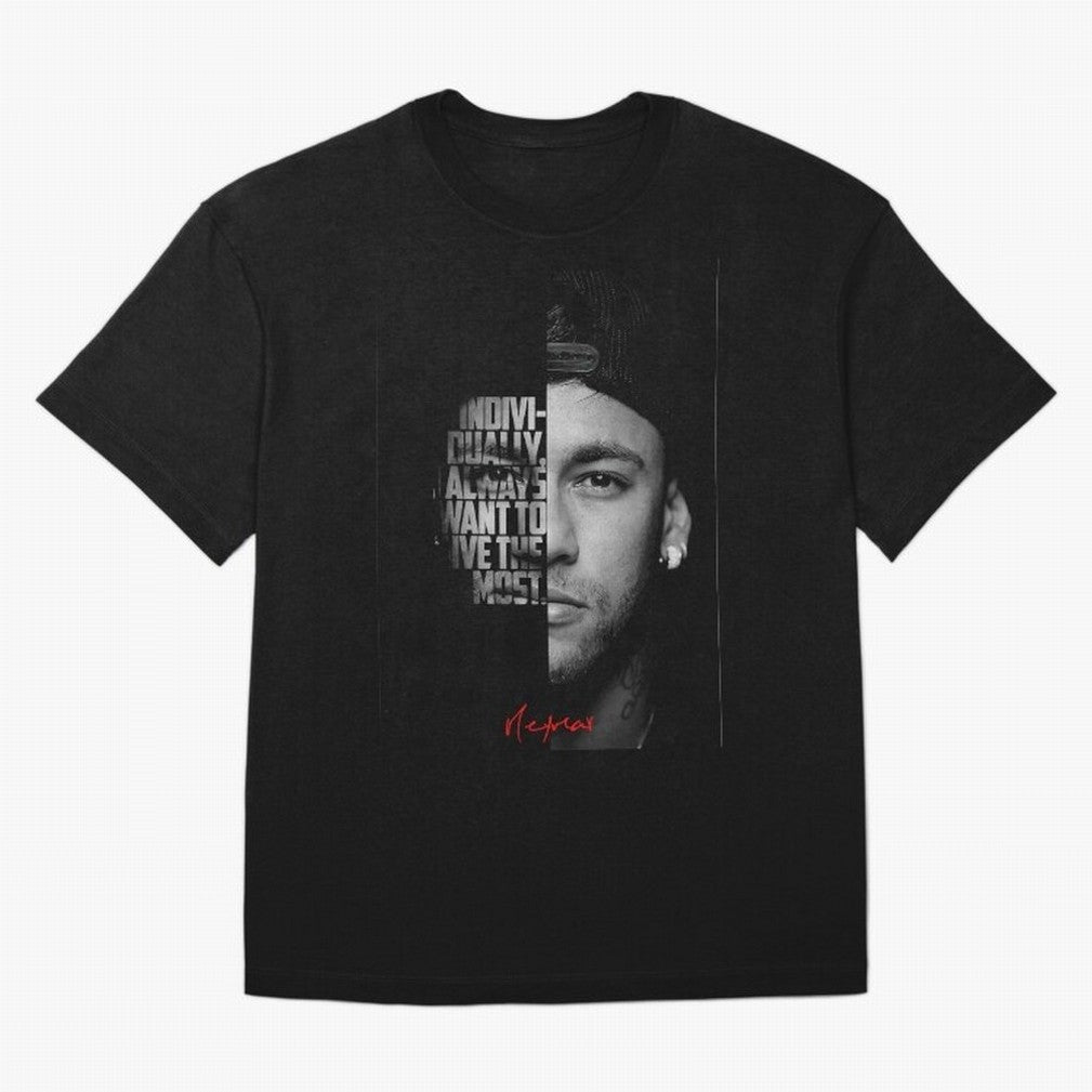 Black and white Neymar Jr quote. Classic T-Shirt Celebrate National Team Dreams in FIFA World Cup 2026 Group Stage for Fans of Cristiano Ronaldo and Spain and Netherlands, Bringing Classic Soccer Heritage, Championship Pressure, Fan Loyalty and