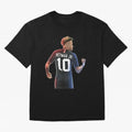 Neymar Art Classic T-Shirt Spotlight FIFA World Cup 2026 USA Canada Mexico for Fans of CR7 and Messi and Brazil, Portugal and Argentina, Bringing Football Passion, Legendary Performances, Festival Vibes and Supporter Community; Made for Die Hard