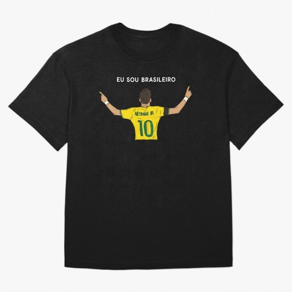 Neymar Jr Brazil Oversized T-Shirt Make Every Kick Count in FIFA World Cup 2026 Centered on Haaland, Brazil, Portugal and Argentina Energy, Supporter Pride, Iconic Celebrations, Legendary Names and Global Match Day Energy; Made for Collectors Who