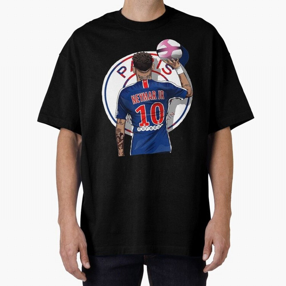 Art Neymar Illustration Classic T-Shirt Carry FIFA World Cup 2026 USA Canada Mexico for Fans of Messi and Cristiano Ronaldo and Brazil, Bringing Worldwide Fan Energy, Dramatic Goals, Stadium Lights and Championship Celebrations; Made for Die Hard