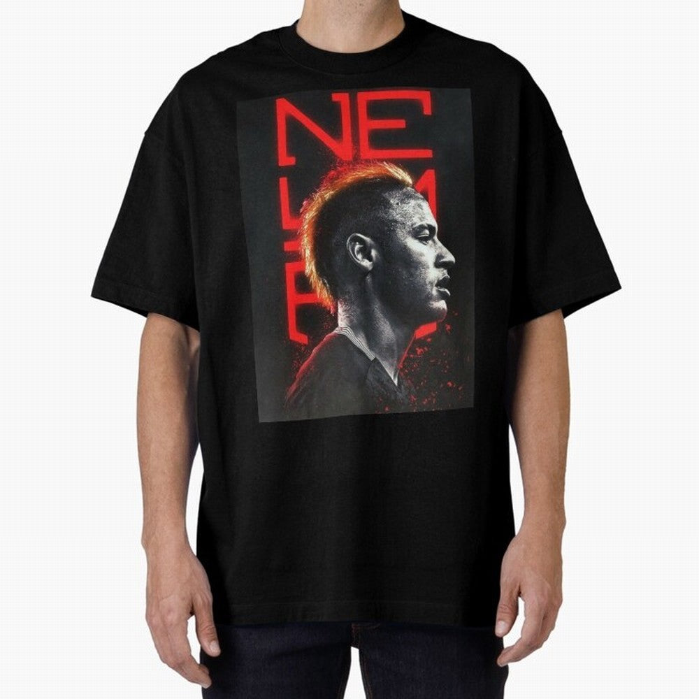 Black Wallpaper Neymar Classic T-Shirt Carry the Dream of FIFA World Cup 2026 USA Canada Mexico for Fans of Cristiano Ronaldo, Haaland and CR7 and Argentina and Brazil, Bringing Retro Football Energy, Iconic Rivalries, Trophy Chase Drama and